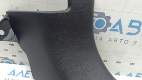 Lower right front pillar trim for Toyota Sienna 21-26, dark gray, worn, dented