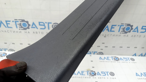 Front right inner door sill trim for Toyota Sienna 21-26, dark gray, worn