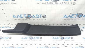 Rear left door sill trim for Toyota Sienna 21-26, dark gray, worn