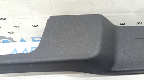 Rear left door sill trim for Toyota Sienna 21-26, dark gray, worn