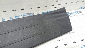 Rear left door sill trim for Toyota Sienna 21-26, dark gray, worn