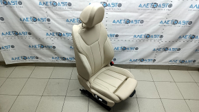 BMW X3 G01 18-21 passenger seat with airbag, electric, heated, beige leatherette, dry-cleanable