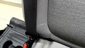 Rear seats, 2nd row, left, Toyota Sienna 21-22, without airbag, manual, gray fabric, with gray seat belt, dry cleanable