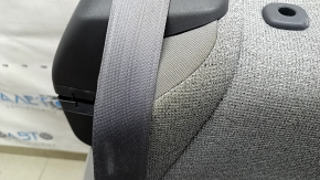 Rear seats, 2nd row, left, Toyota Sienna 21-22, without airbag, manual, gray fabric, with gray seat belt, dry cleanable