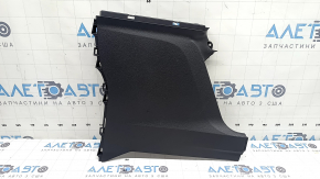 Side rear right center console trim for Toyota Sienna 21-26, dark gray, scratches, broken fasteners