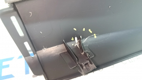 Side rear right center console trim for Toyota Sienna 21-26, dark gray, scratches, broken fasteners