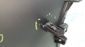 Side rear right center console trim for Toyota Sienna 21-26, dark gray, scratches, broken fasteners