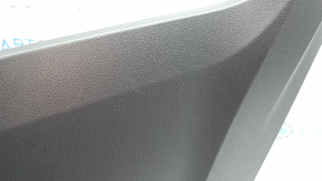 Side rear right center console trim for Toyota Sienna 21-26, dark gray, scratches, broken fasteners