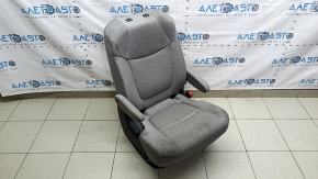Rear seat, 2nd row, right, Toyota Sienna 21-22, without airbag, manual, gray fabric, 8 seats, dry cleanable