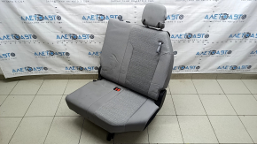 Rear row of seats left 3rd row Toyota Sienna 21-22 gray fabric, with headrests, dry cleanable, wrinkled
