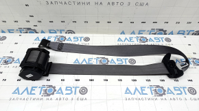 Seat belt 2nd row rear left Toyota Sienna 22-26 gray for 8 seats, black body, dry-cleanable