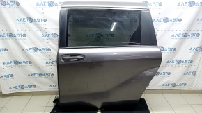 Rear left door assembly Toyota Sienna 21-26 graphite 1H1, keyless, cracked trim [TOYOTA]