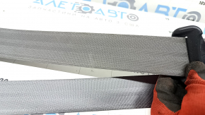 Seat belt for the 2nd row, rear right, Toyota Sienna 22-26, gray, for 8 seats, black body, dry-cleanable