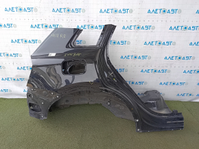 Quarter wing rear right Audi Q5 80A 18-24 on the body, black, bumpers