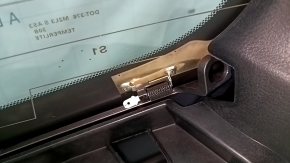 Naked tailgate with glass for Toyota Sienna 21-26, plastic, tinted, white 089, scratches, dent