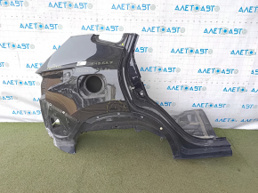 Quarter wing rear right Nissan Rogue Sport 20-22 on the body, black, dent, bump