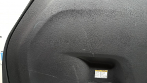 Left arch trim for Toyota Sienna 21-26, without spare tire cover, dark gray with light gray, with cup holders, with overlays, scratches, worn