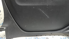 Left arch trim for Toyota Sienna 21-26, without spare tire cover, dark gray with light gray, with cup holders, with overlays, scratches, worn