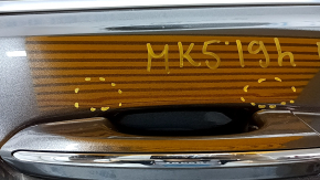 Rear left door assembly Ford Fusion mk5 17-20 graphite J7, single chrome, chrome handle