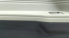 Rear left door panel for Toyota Sienna 21-26 with curtain, dark gray with gray, scratched, ready for dry cleaning