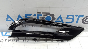 Right fog light frame for BMW X7 G07 19-22, gloss black, M-Sport