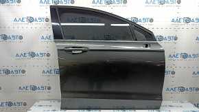 Front right door assembly for Ford Fusion mk5 13-20 hybrid, graphite J7, 1 chrome molding, keyless handle with chrome, with code, corrosion