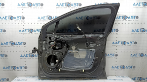 Front right door assembly for Ford Fusion mk5 13-20 hybrid, graphite J7, 1 chrome molding, keyless handle with chrome, with code, corrosion