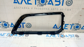 Right fog light frame Hyundai Kona 18-21 black