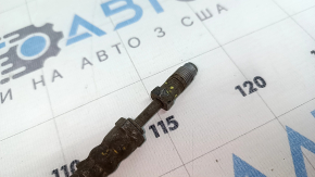 The front right brake hose of a Volvo XC60 18-26 has its edges stripped.