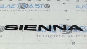 Emblem inscription SIENNA trunk door Toyota Sienna 21-25