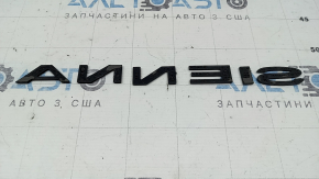 Emblem inscription SIENNA trunk door Toyota Sienna 21-25
