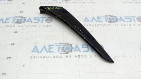 Right rear bumper trim for Toyota Sienna 21-26, glossy black, scratches