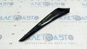 Right rear bumper trim for Toyota Sienna 21-26, glossy black, scratches