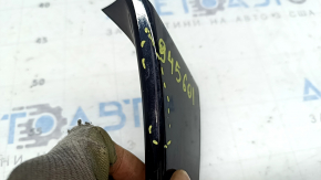 Right rear bumper trim for Toyota Sienna 21-26, glossy black, scratches