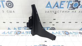 Side rear left center console trim, small, 2020 Toyota Sienna, dark gray, scratches