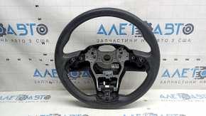 Naked steering wheel for Toyota Sienna 21-26, black rubber, LE, scratched