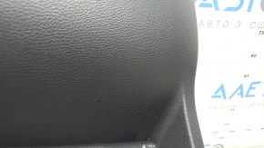 Rear center console trim for Toyota Sienna 21-26, dark gray, with cup holders, scratches