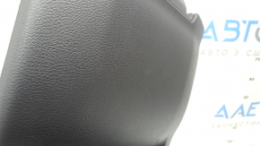Rear center console trim for Toyota Sienna 21-26, dark gray, with cup holders, scratches