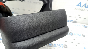 Rear center console trim for Toyota Sienna 21-26, dark gray, with cup holders, scratches