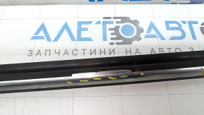 Door-glass molding, central front right Toyota Camry v40, chrome, tear in seal, scratches