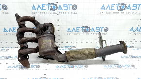 Exhaust manifold with catalytic converter for Ford Escape MK4 2020-22 hybrid, with bracket, rusty