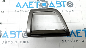 Left dashboard trim panel for Ford Fusion mk5 17-20, gray, wood grain insert, crack in mounting