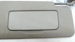 Right visor for Toyota Sienna 21-26, gray, with backlight, without hook, dry-cleanable