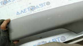 Upper left front pillar trim for Toyota Sienna 21-26, gray, plastic turned white