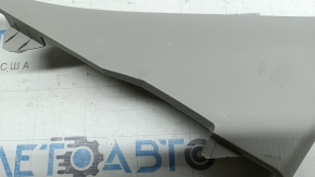 Upper right front pillar trim for Toyota Sienna 21-26, gray, plastic turned white