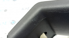 Rear center console trim for Ford Fusion mk5 17-20, black, under the air vents and cigarette lighter, scratches, broken fasteners