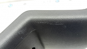 Rear center console trim for Ford Fusion mk5 17-20, black, under the air vents and cigarette lighter, scratches, broken fasteners