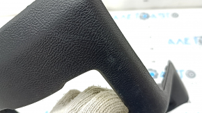 Rear center console trim for Ford Fusion mk5 17-20, black, under the air vents and cigarette lighter, scratches, broken fasteners