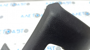 Rear center console trim for Ford Fusion mk5 17-20, black, under the air vents and cigarette lighter, scratches, broken fasteners