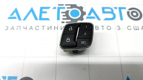 Front left Ford Fusion mk5 17-20 black and chrome seat memory buttons